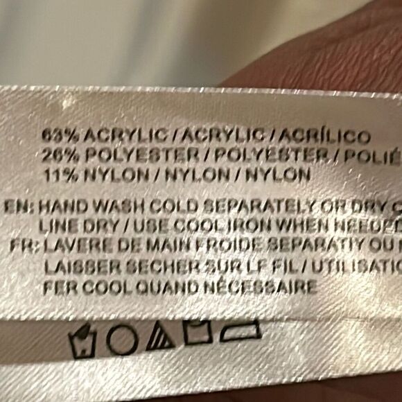 Band Of The Free Women's XS Cable Knit Turtleneck Sweater Solid Black Basic New - Picture 8 of 9